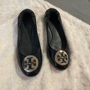 Tory Burch Patent Leather Reva Ballet Flat